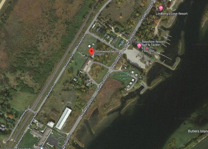 Shorewood Motel - Aerial Photo (newer photo)